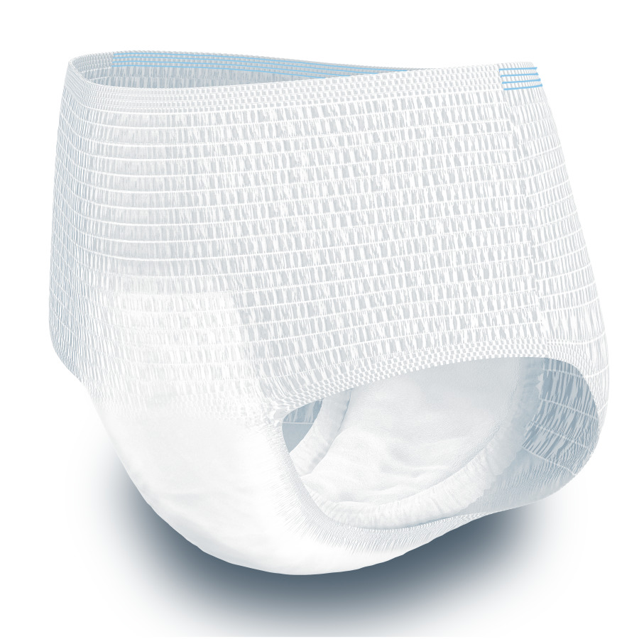 TENA_Pants_Extra_S _termék TAlternatív szöveg (Alt text): TENA Pants Extra S eldobható unisex nadrágpelenka fehér színben.