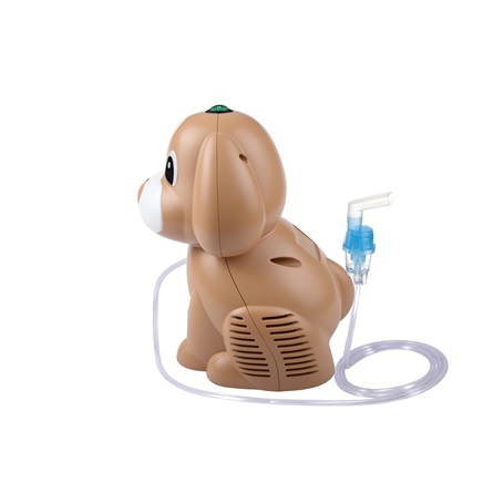 Gyermek inhalátor oldalnézet Kutyás inhalátor oldalnézetből levegőcsővel