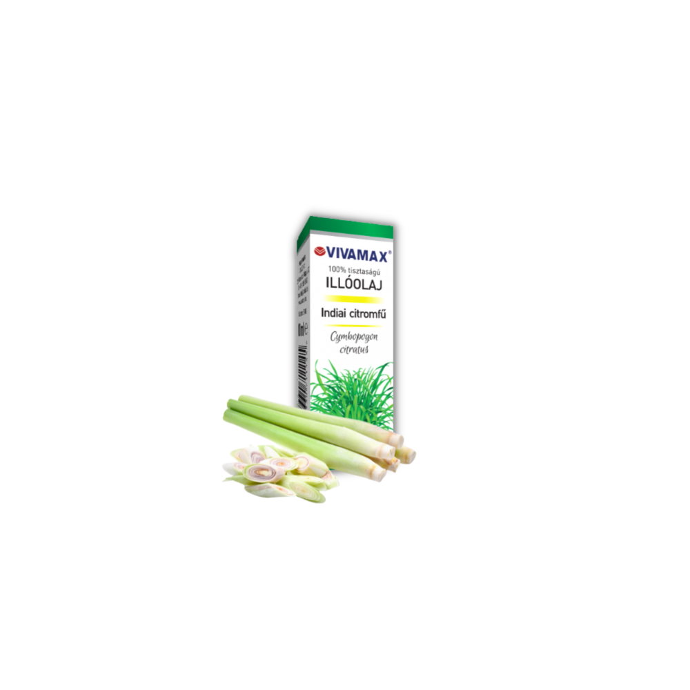 Termék: Indiai citromfű 100%-os tisztaságú illóolaj (10 ml)