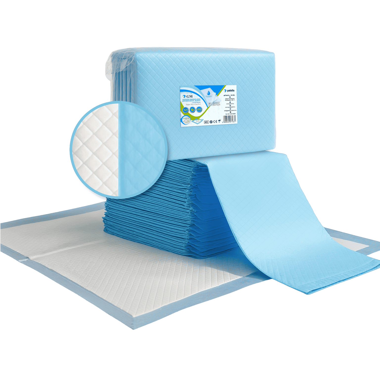 Termék: GM egyszer használatos betegalátét