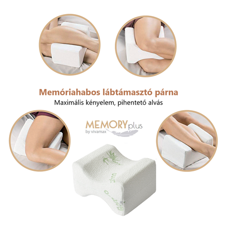 Memóriahabos lábtámasztó párna Memóriahabos lábtámasztó párna oldalfekvőknek és kismamáknak