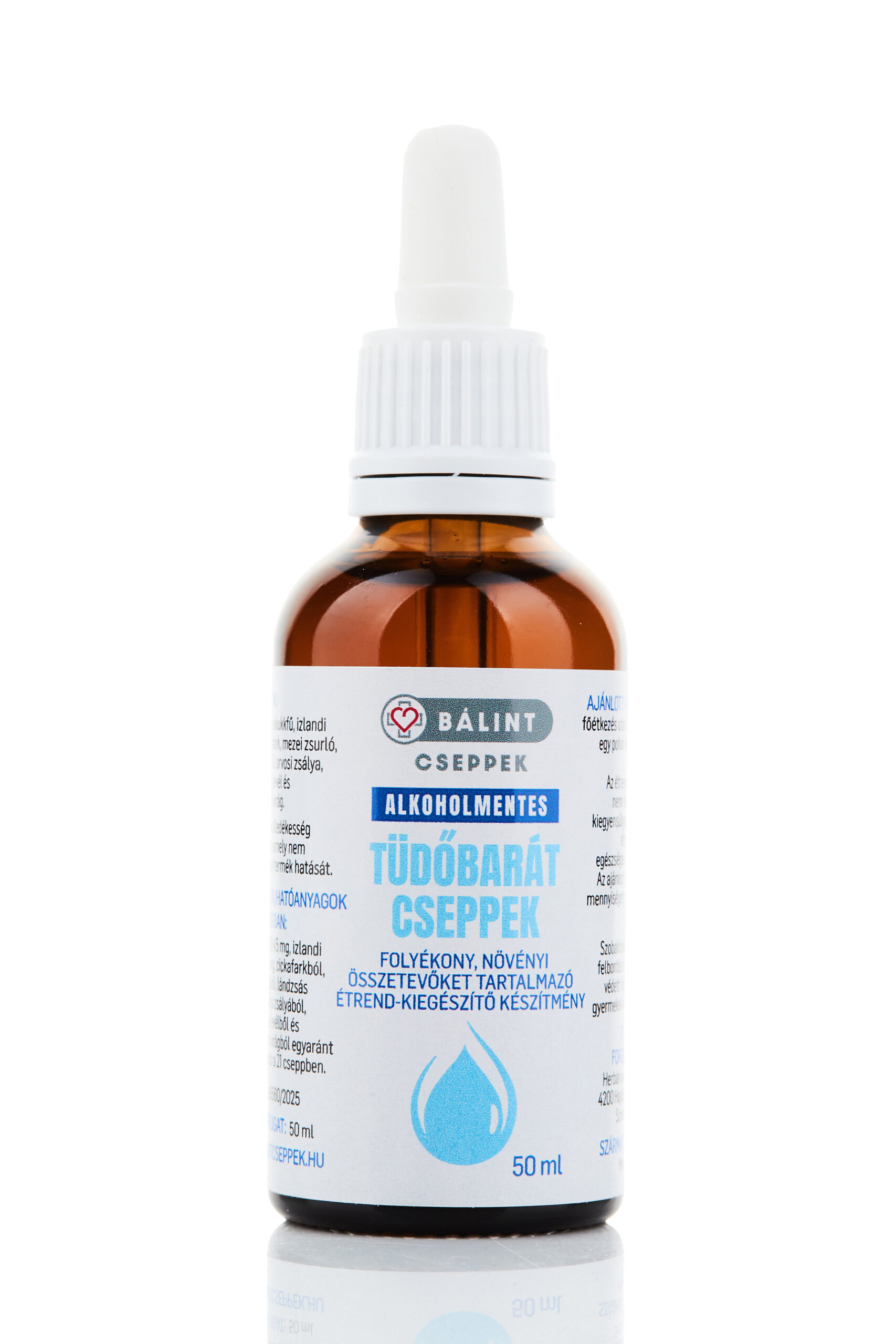 Termék: Bálint Cseppek ALKOHOLMENTES TÜDŐBARÁT CSEPPEK 50 ML