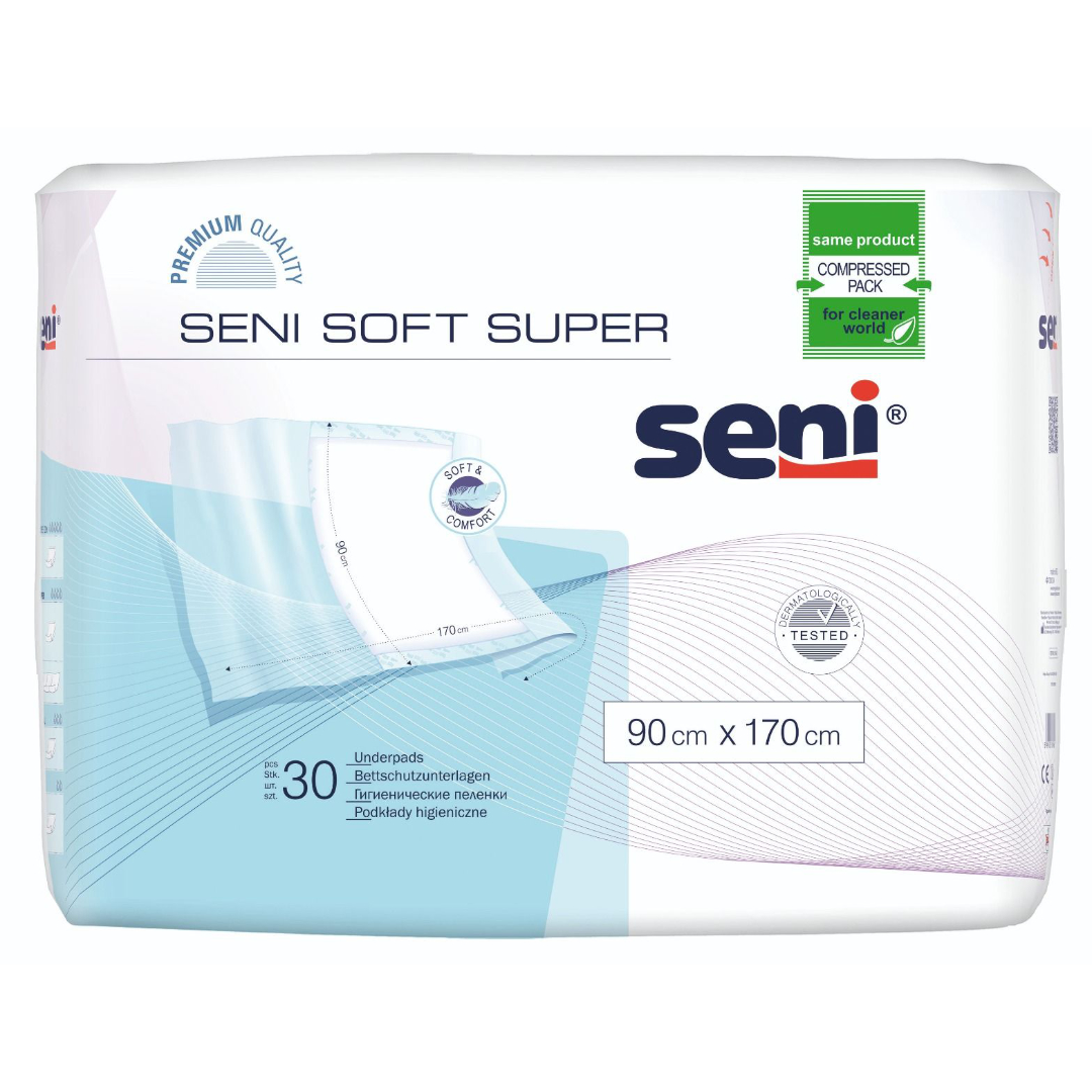 Seni Soft Super nedvszívó betegalátét 30 db-os kiszerelés