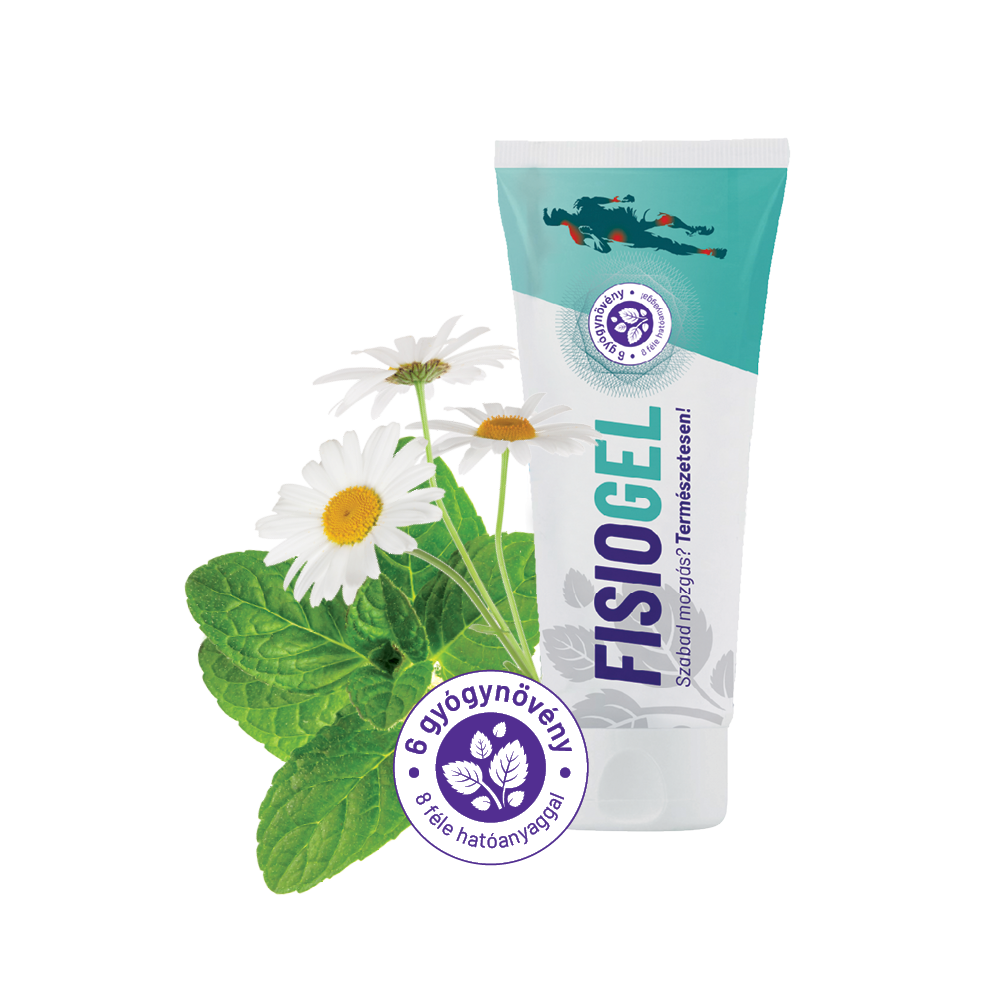 Termék: Fisiogel emulgél 6 féle gyógynövénnyel – 100 ml